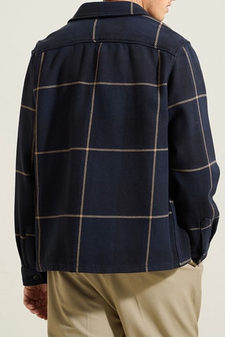 Surchemise regular - Bleu marine