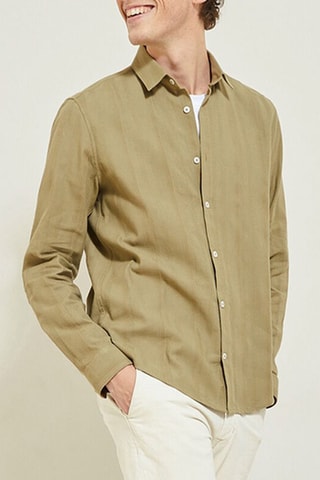 Chemise regular - Kaki