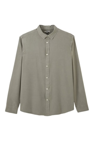 Chemise regular - Gris clair