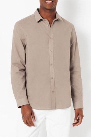 Chemise regular - Beige