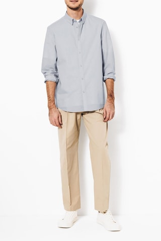 Chemise regular en coton biologique - Ciel