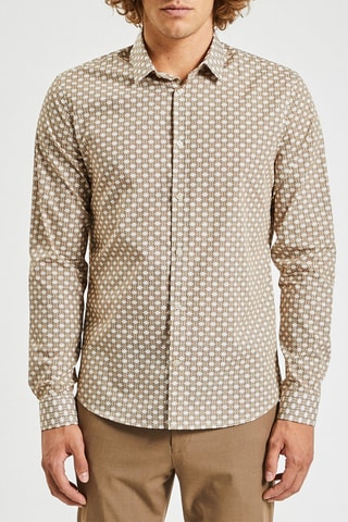 Chemise slim - Beige