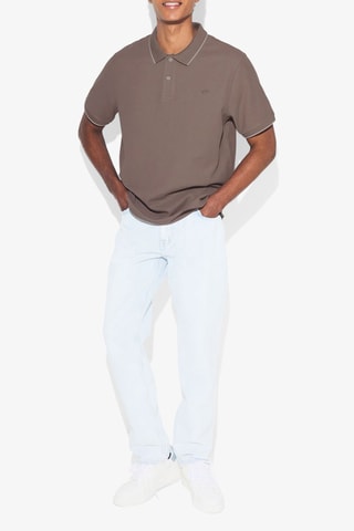 Polo regular en coton biologique - Rose