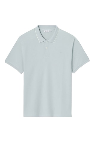 Polo regular en coton biologique - Vert clair