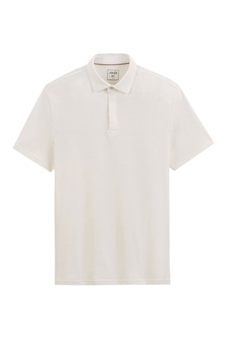 Polo slim en coton biologique - Blanc