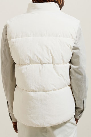 Doudoune sans manches - Beige