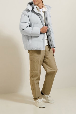 Doudoune à capuche - Bleu clair