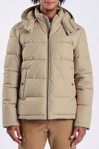 Doudoune à capuche - Beige