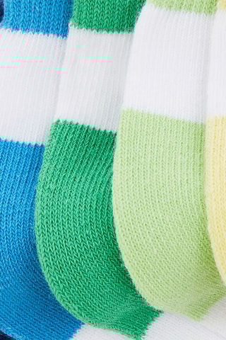 5 paires de chaussettes en coton biologique - Blanc