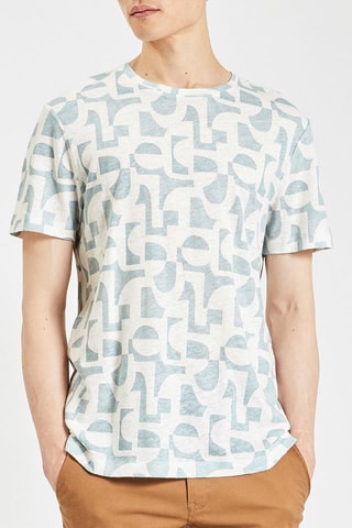 T-shirt en lin - Blanc