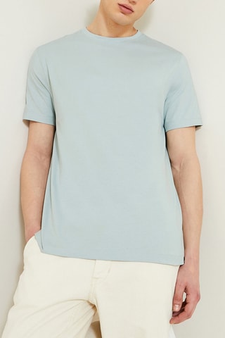 T-shirt en coton biologique - Vert clair