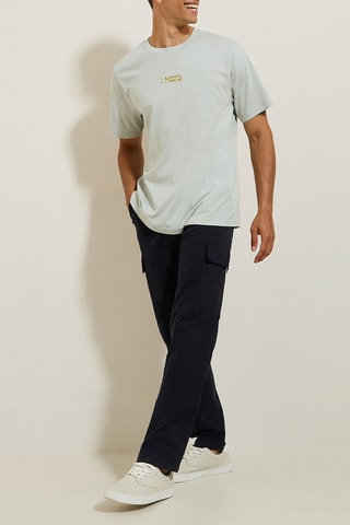 T-shirt regular - Gris clair