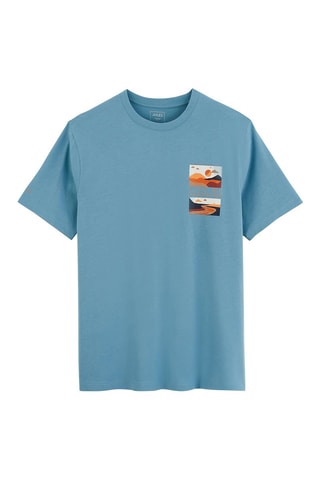T-shirt regular - Turquoise
