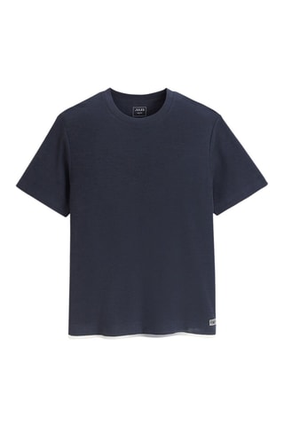 T-shirt relaxed - Bleu foncé chiné