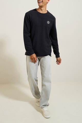 T-shirt relaxed - Bleu foncé