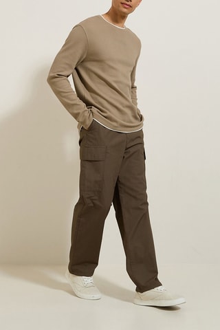 T-shirt regular - Beige