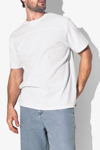 T-shirt relax - Blanc