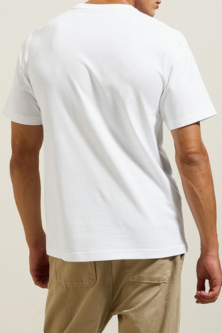 T-shirt regular en coton biologique - Blanc