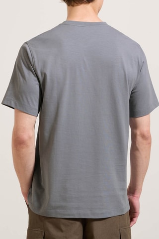 T-shirt regular en coton biologique - Ciel