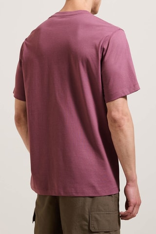 T-shirt regular en coton biologique - Rose