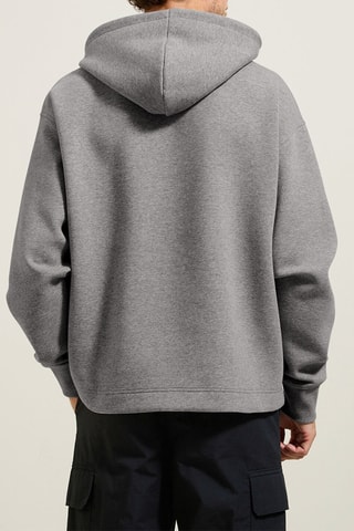 Sweat à capuche - Gris clair chiné