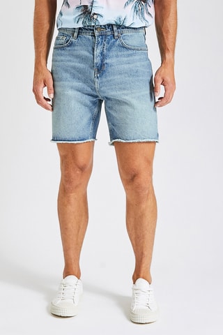 Short en jean - Bleu marine