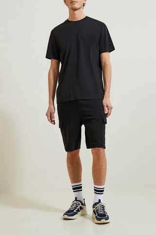 Short en molleton - Noir