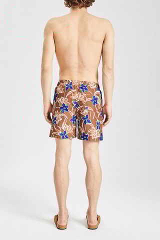 Short de bain - Marron