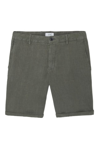 Bermuda en lin - Gris foncé