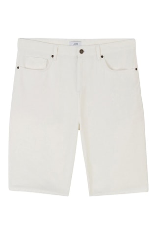 Bermuda en jean - Blanc