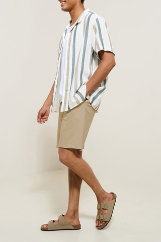 Bermuda en molleton - Beige