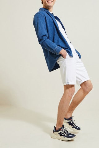 Bermuda chino - Blanc