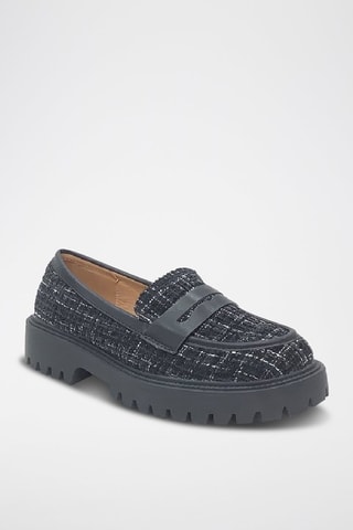 Mocasines con plataforma - Negro