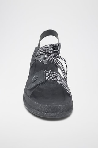 Sandalias de cuña - Negro