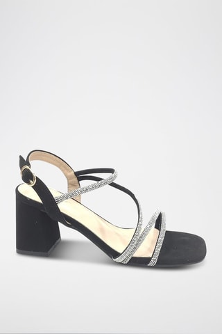 Sandalias de tacón - Negro