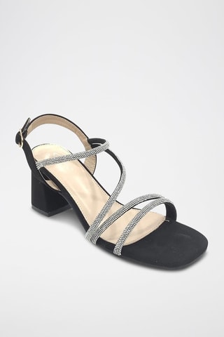 Sandalias de tacón - Negro