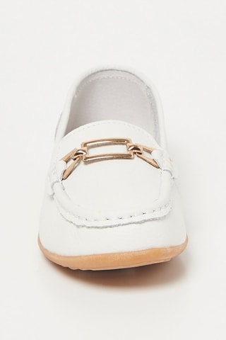 Mocasines de piel - Blanco