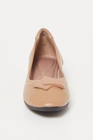 Bailarinas de tacón - Beige