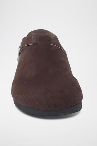 Zuecos forrados - Marrón