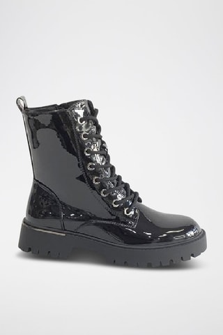 Botines con brillo - Negro
