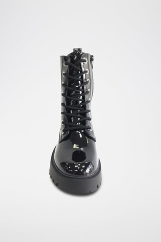 Botines con brillo - Negro