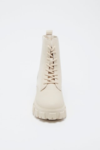 Botines con plataforma - 
Beige