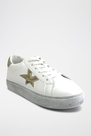 Zapatillas con plataforma - Blanco