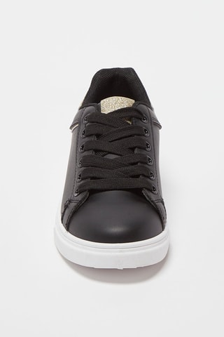 Zapatillas - Negro y dorado