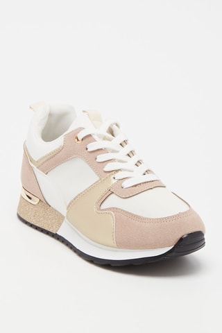 Zapatillas - Blanco y rosa