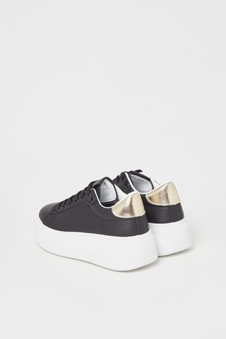 Zapatillas con plataforma - Negro y blanco