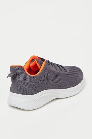 Zapatillas - Gris y naranja