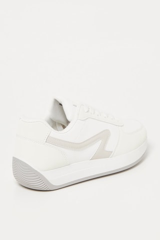 Zapatillas - Blanco y gris claro