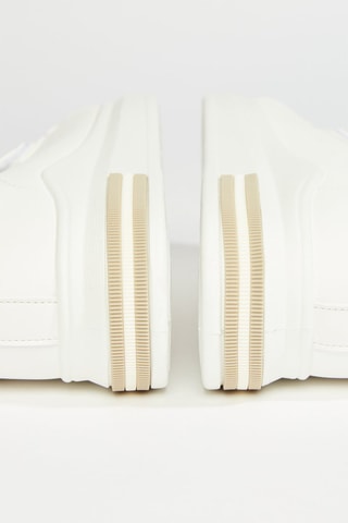 Zapatillas - Blanco y dorado