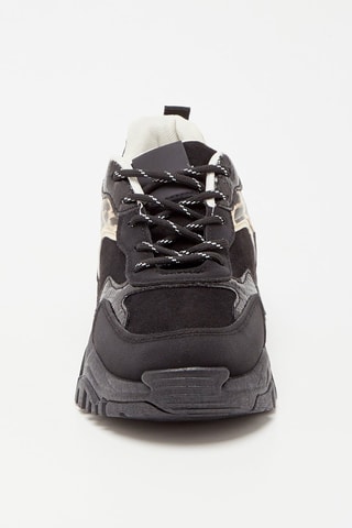 Zapatillas de cuña - Negro